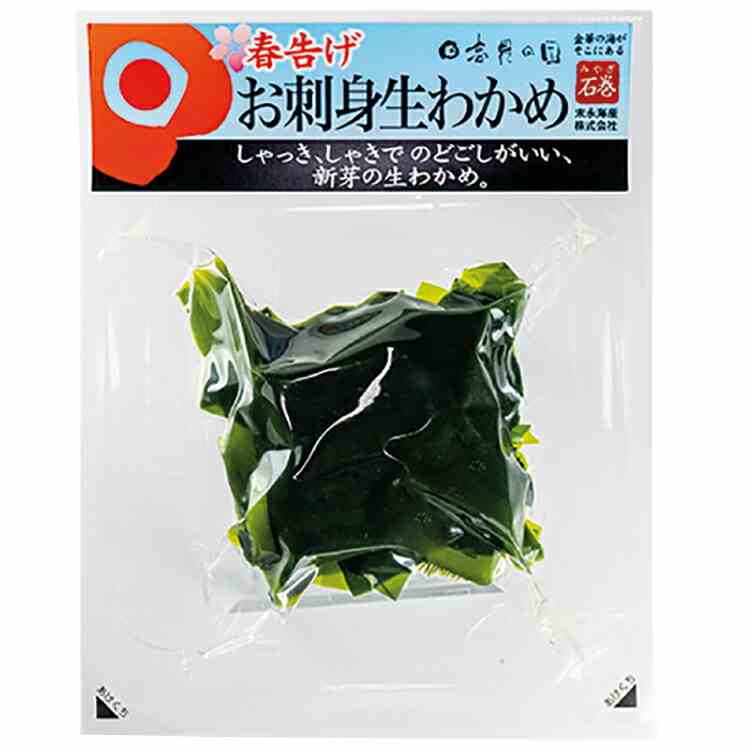 末永海産　春告げお刺身生わかめ 100g× 20袋　冷凍　シャキシャキ食感