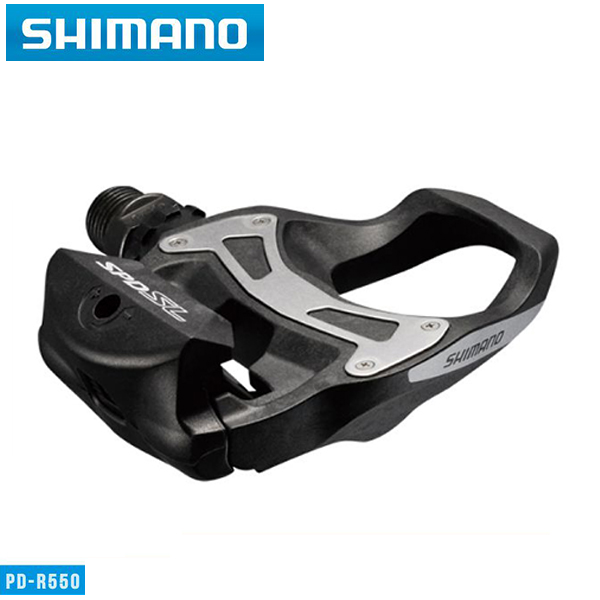 【楽天市場】(即納)SHIMANO シマノ SPD SL PEDAL ペダル PD-R550L ブラック(左右ペア)(EPDR550L