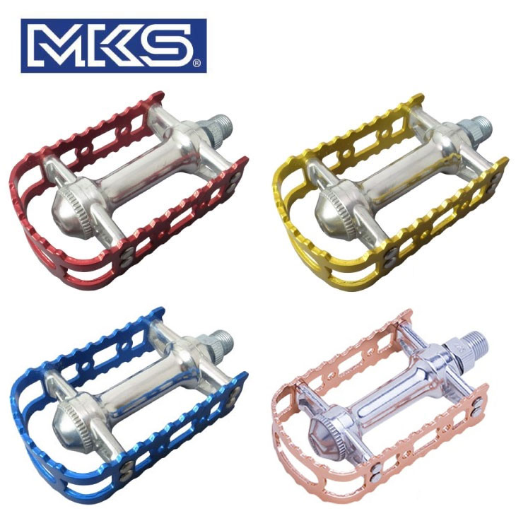 楽天市場】MKS 三ヶ島製作所 BM-7 細口 BC 1/2 自転車ペダル オールド