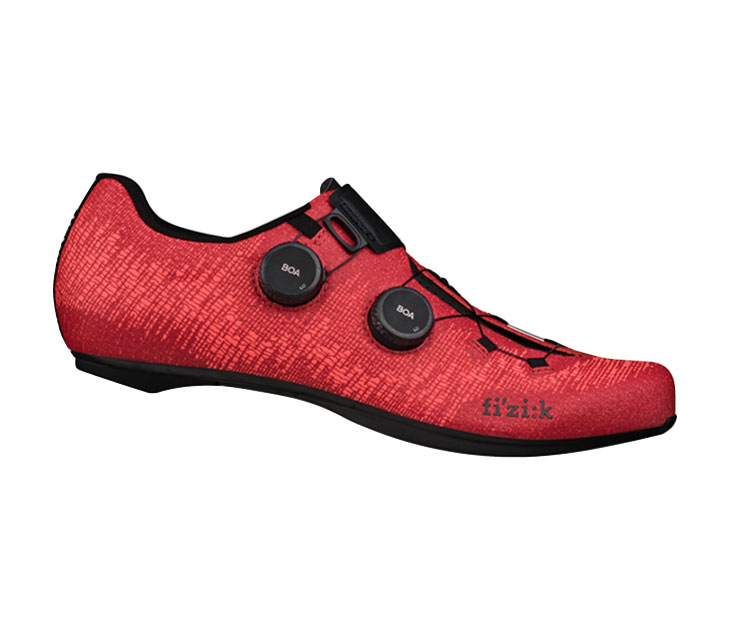 fizik フィジーク VENTO INFINITO KNIT CARBON 2 ベント インフィニート ニット カーボン 2 コーラル/ブラック シューズ|自転車館びーくる
