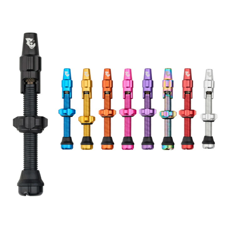(即納あり)(メール便対応商品) WOLF TOOTH ウルフトゥース TUBELESS VALVE STEM KIT FOR CLIK VALVE-44mm クリックバルブ専用チューブレスバルブ