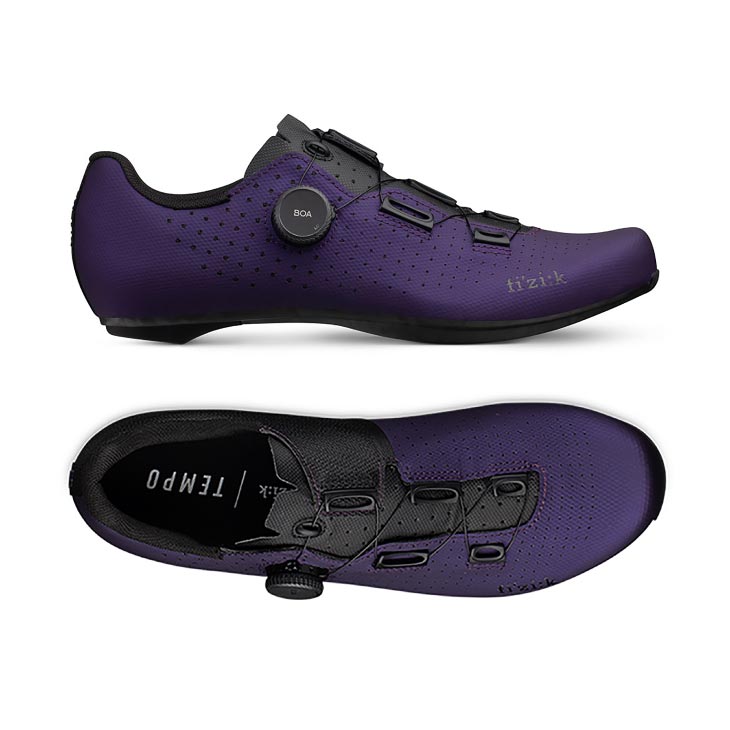 fizik フィジーク TEMPO DECOS CARBON Purple/Black テンポ・デコス・カーボン パープル/ブラック シューズ|自転車館びーくる