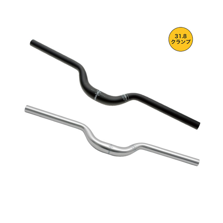 楽天市場】【11日01:59まで全品P2倍】ハンドルバー ライザーバー 31.8