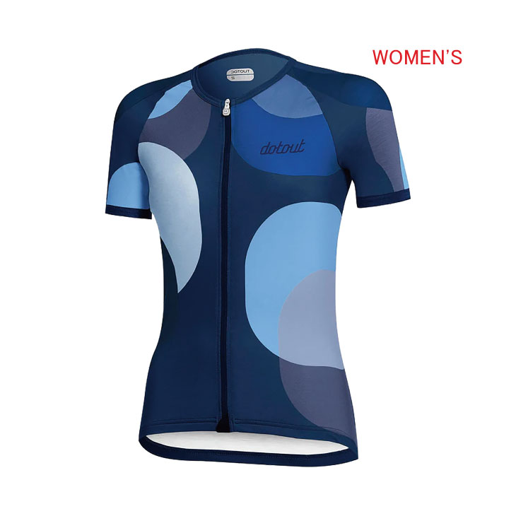 DOTOUT ドットアウト 2023春夏ウィメンズ 105721 Camou W Jersey カモウW ジャージ 700 blue ブルー レディースモデル アパレル｜自転車館びーくる