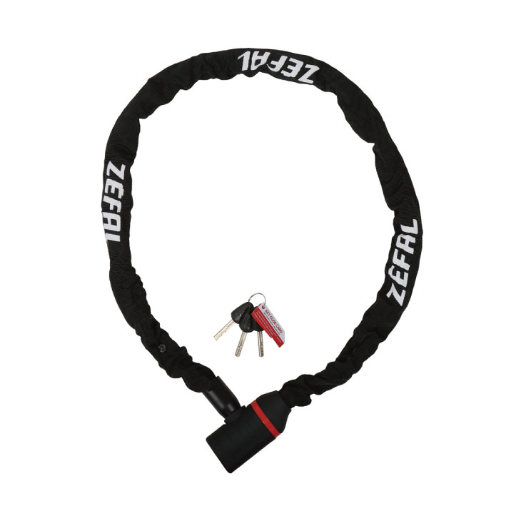 ZEFAL ゼファール K-TRAZ M14 CHAIN LOCK K-トラッツ M14 チェーンロック キー式 スペアキー付 (3420584919012) ロック 鍵｜自転車館びーくる