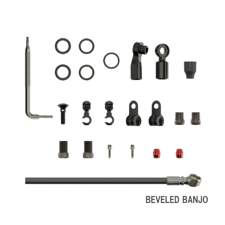 (即納)(メール便対応商品)SRAM スラム HYDRAULIC HOSE KIT BEVELED BANJO ハイドローリック ホース キット ベベルド バンジョー(710845882210)ブレーキ 4,823円