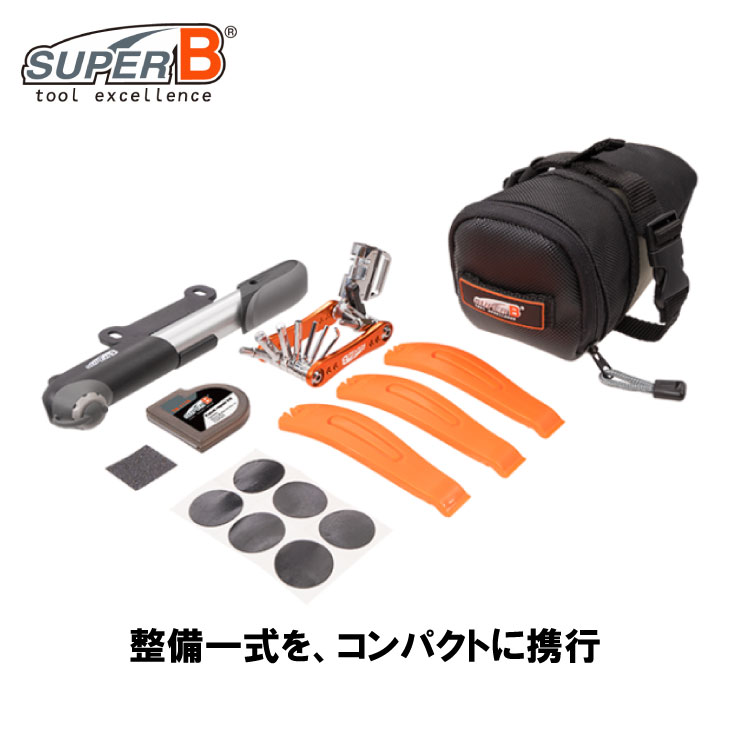 (即納)SUPER B スーパービー ESSENTIAL TOOL KIT エッセンシャルツールキット 結核症-96710(4712765146935) 物の具