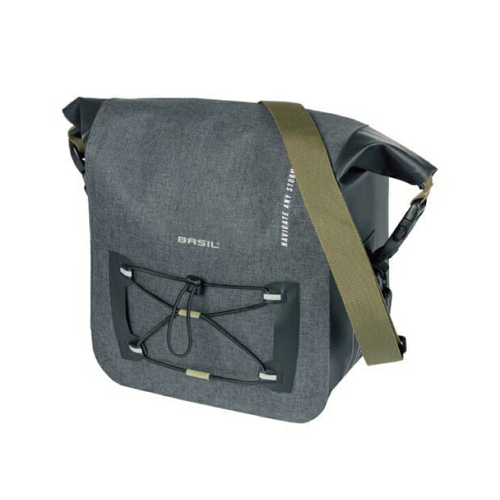 BASIL バジル NAVIGATOR STORM KF HANDLEBAR BAG 楫取り 黒風 KF ハンドルバーバッグ 10-11L 黒いこと (020153)(8715019182723) 御徒面子