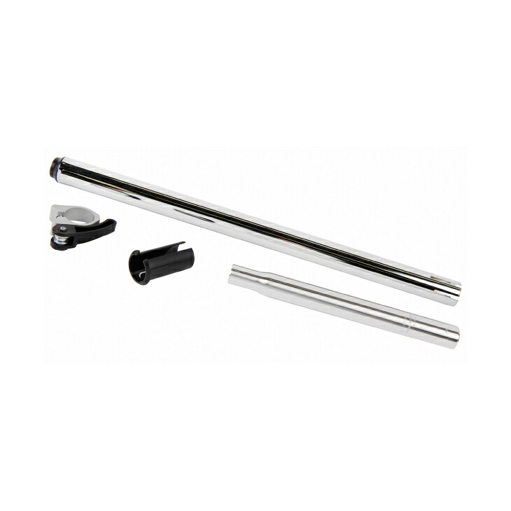 BROMPTON ブロンプトン Seat post - steel telescopic Snap-fit シートポスト スチール テレスコピック スナップフィット シルバー (Q100972)(5053099006694)