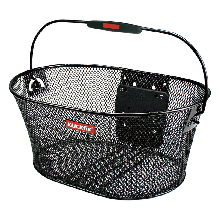 KLICKfix 自転車用金属バスケット グレー KLICKfix 自転車用金属バスケット グレー