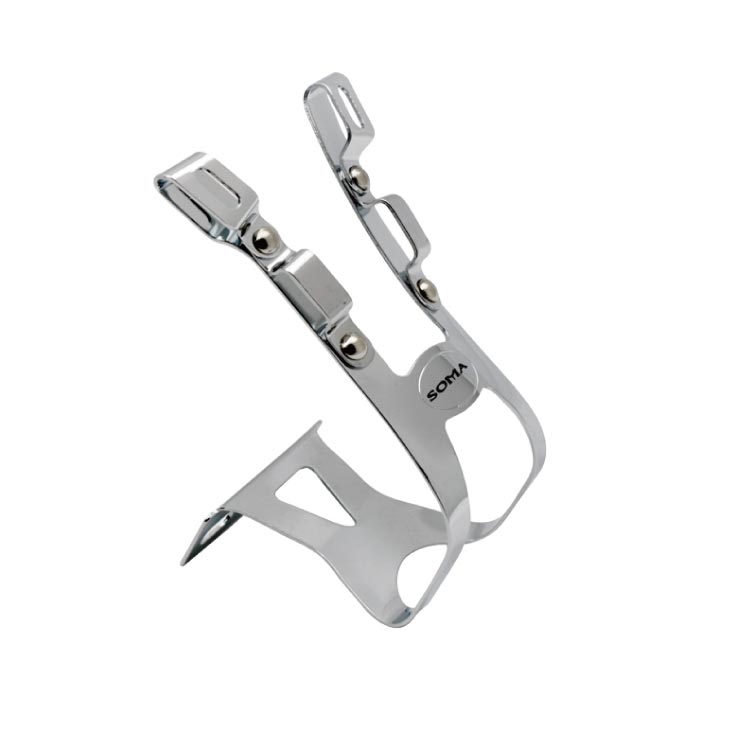 SOMA ソーマ TOE CLIPS DEEP OPPY 4-GATE CP トークリップ ディープ オッピー 4ゲート クロム加工 スチール つま先クリップ 1ペア