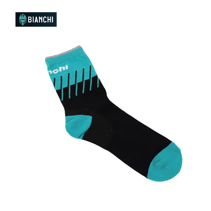 (即納)(ネコポス便対応商品)BIANCHI ビアンキ SOCK ソックス BLACK CELESTE ブラック・チェレステ (JP213R2502)(4580058477246)ワンサイズ アパレル
