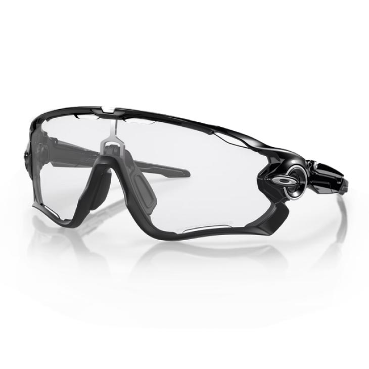 (即納)Oakley オーク材ロバート・エドワード・リー JAWBREAKER ジョウブレイカー(310)Polished Black/Clear Photochromic(0888392143587)運動競技水のみ