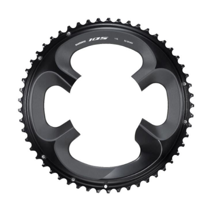 (電子メール便相応う商いもの)SHIMANO シマノ CHAINRING 53T FC-R7000用 黒いこと(Y1WV98050)(4550170468064)チェーン店輪っか