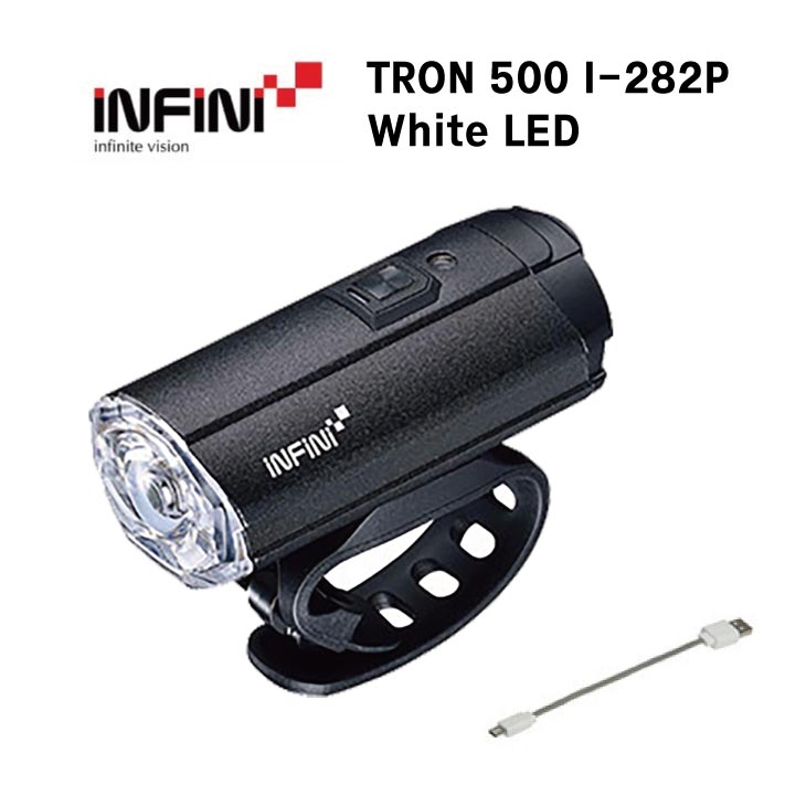INFINI インフィニ TRON 500 I-282P トロン500 I-282P White LED ホワイトLED ブラック(4712123268736) ヘッドライト画像