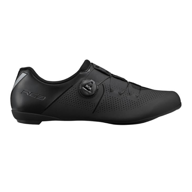 SHIMANO シマノ RC3(SH-RC302)WIDE 黒いこと SPD-SL相応う 読み込む シューズ