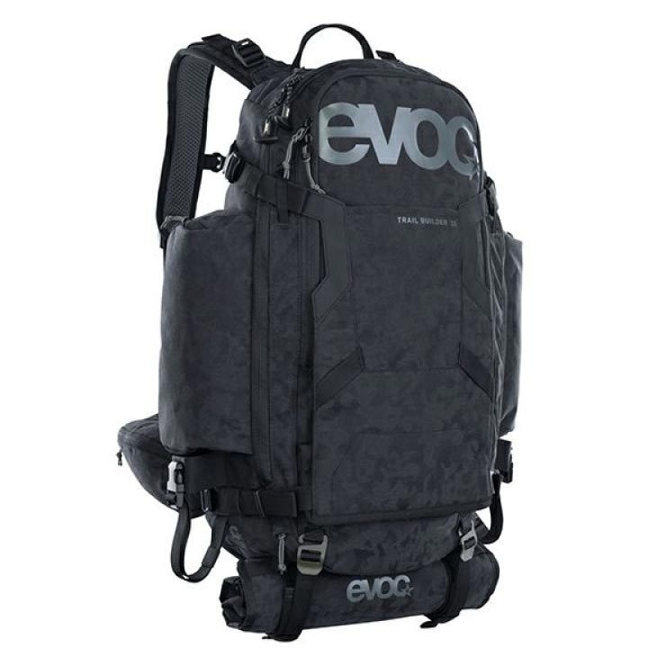 EVOC イーボック TRAIL BUILDER トレイルビルダー 35L 背嚢 うしろ側容器に並べる(101301100)御徒面子