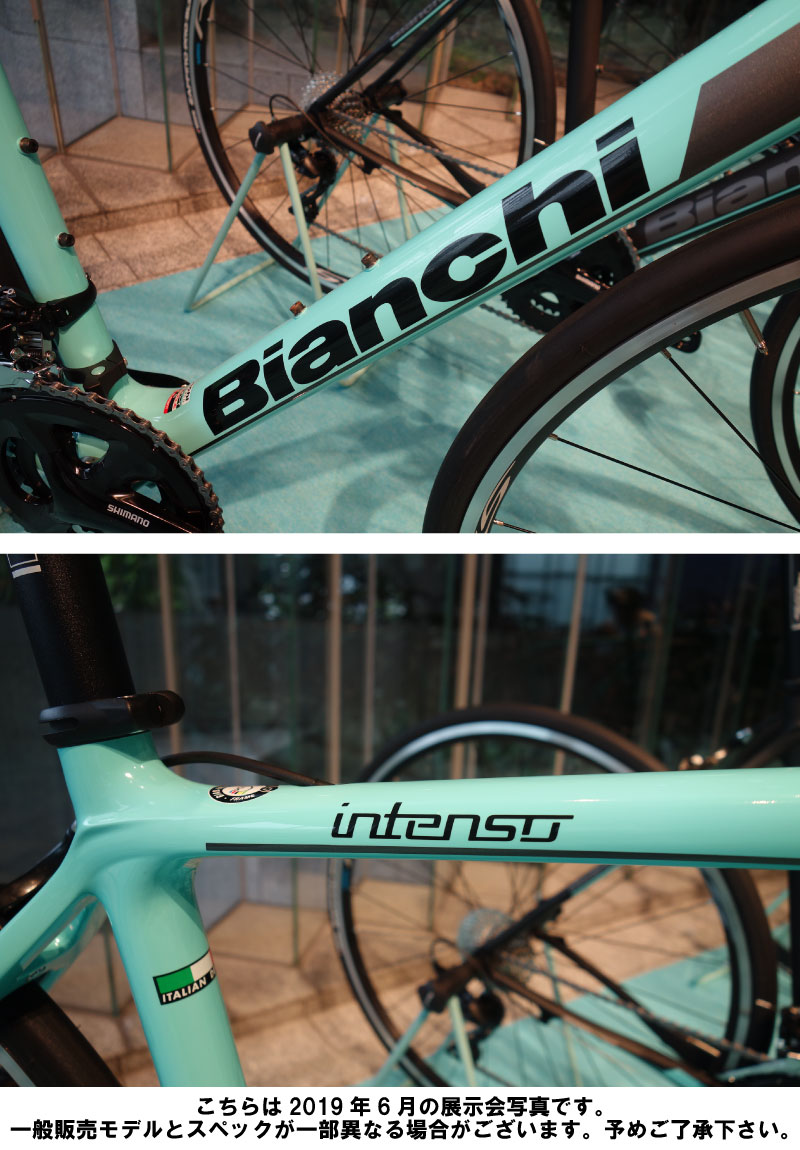 ビアンキ Intenso Shimano Bianchi ｂｍｘ ロードバイク Full ロードバイク 105 ブロンプトン Ck16 Black インテンソ シマノ 105 Glossy 2a 2 11sp 700c カーボン 自転車館びーくるエンデュランスレーシングモデルのカーボンフレームロードバイク