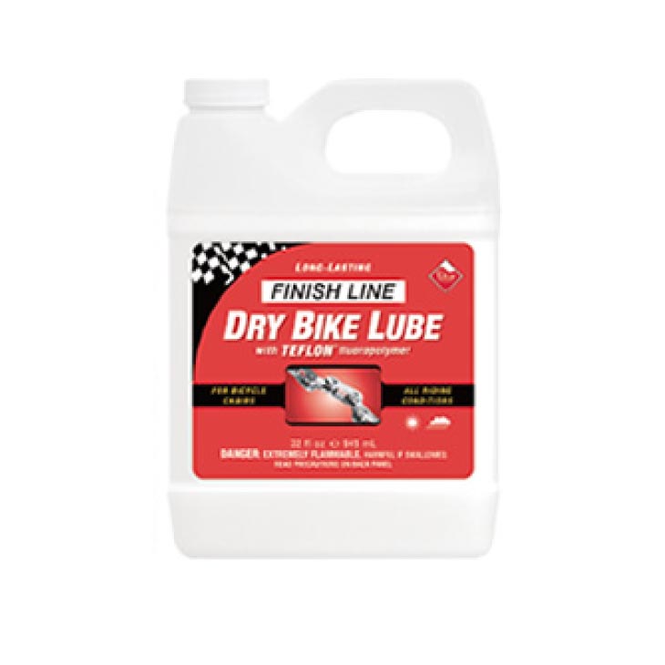 FINISH LINE 為し終わる生産ライン Dry Bike Lubricant テフロン足し加える ルーブ 素っ気ない 945ml ケミカル(TOS15105)(0036121960718)