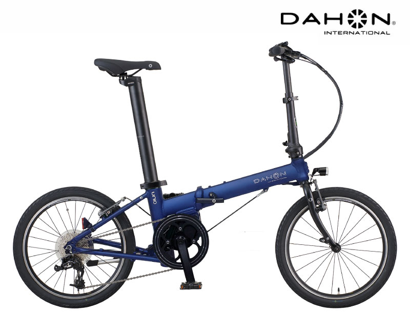 DAHON INTERNATIONAL ダホンインターナショナル UNIO ユニオ マットネイビー 9段変速 折り畳み E-bike