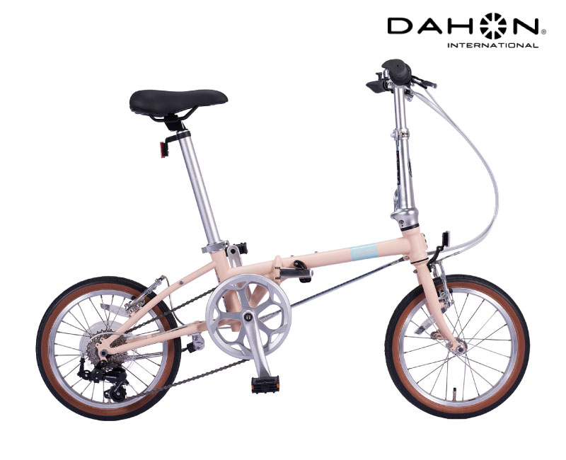 DAHON INTERNATIONAL ダホンインターナショナル BOARDWALK 16 ゲーム盤ウォーク16 サクラ色パフ 7段変速 16inch車輪 折り畳み