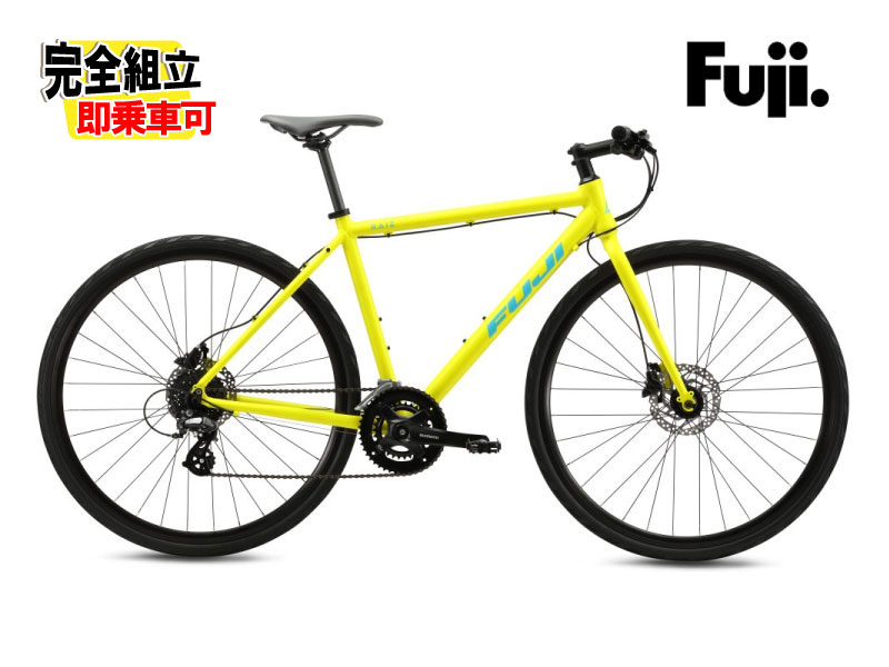 (特典付き!)2026 FUJI フジ RAIZ DISC ライズ ディスク ネオンイエロー クロスバイク