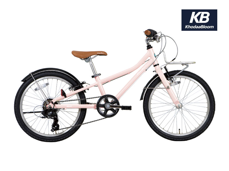KhodaaBloom コーダーブルーム ASSON J20 アッソン J20 マットパステルピンク 6段変速 ジュニアバイク|自転車館びーくる
