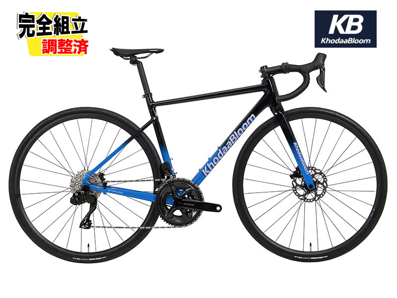(排他的権利付き添い人!)KhodaaBloom コーダーブルーム STRAUSS RACE 3 105 Di2 ストラウススピード競技3 105 Di2 黒いこと/青色 24Speed 読み込む自動二輪車 ロードバイク-スポーツ・アウトドア
