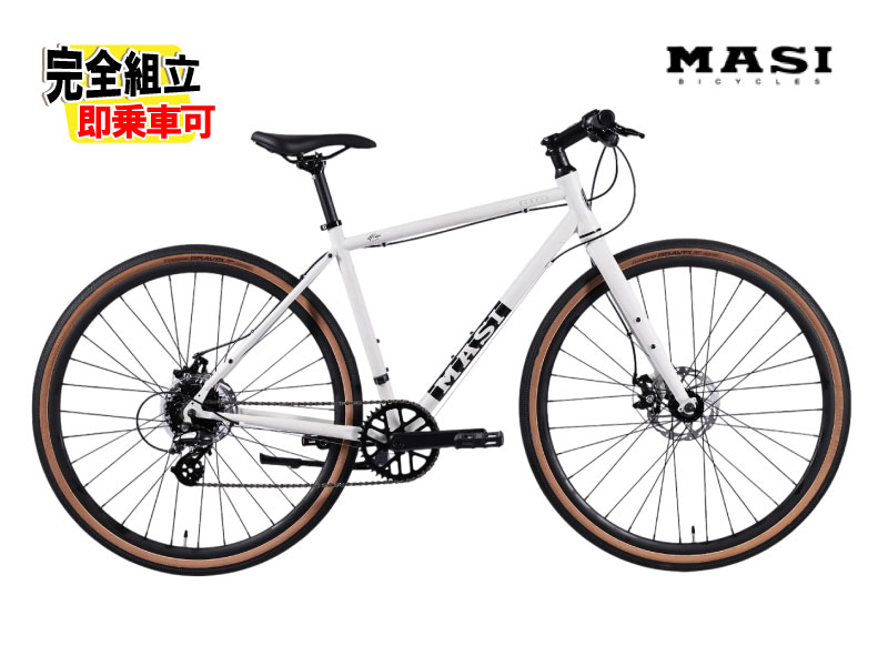 MASI マジィ SCATTO スカット ホワイト 8段変速 クロスバイク｜自転車館びーくる