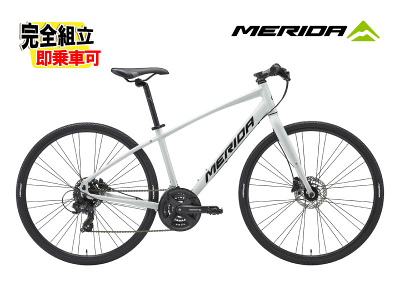 (特典付き!)2026 MERIDA メリダ CROSSWAY 300-D クロスウェイ 300D パールホワイト(ブラック)【EW59】クロスバイク