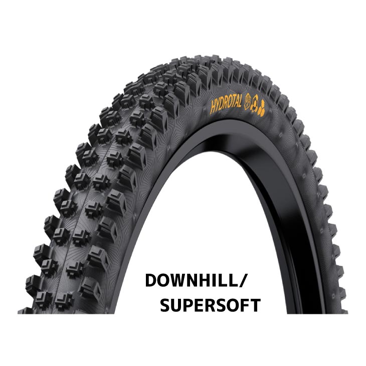 (正規品)Continental コンチネンタル HYDROTAL ハイドロタル DOWNHILL SUPERSOFT ブラック(1本)タイヤ｜自転車館びーくる