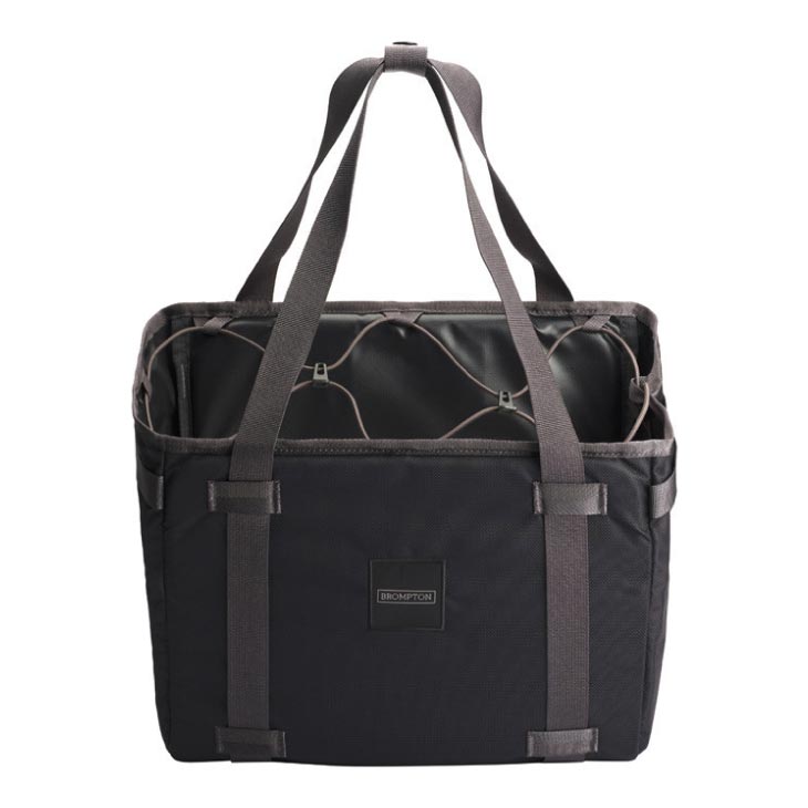 (即納)BROMPTON ブロンプトン BASKET BAG SMALL + FRAME バスケットバッグ スモール 10L ブラック(Q104159)(5053099271061)フロントバッグ