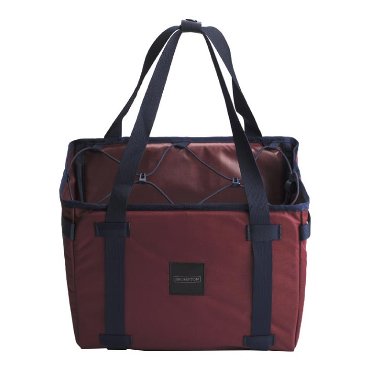 BROMPTON ブロンプトン BASKET BAG SMALL + FRAME 提げ篭御徒面子 スモール 10L 酸桃(Q104130)(5053099271078)向こう正面御徒面子