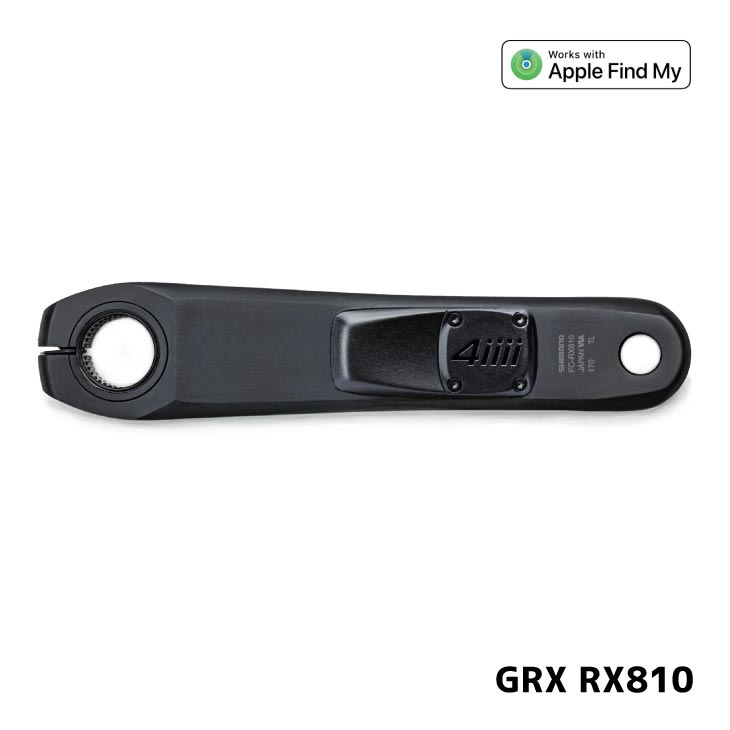 4iiii フォーアイ PRECISION 3+ POWERMETER プレシジョン3+ 力強さ米突 シマノ GRX RX810 左スターター 蓄電池式