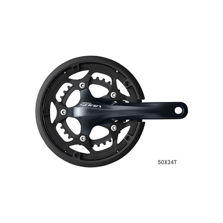 楽天市場】シマノ FC-R3000 50X34T 175mm 9Sチェーンガード付 5