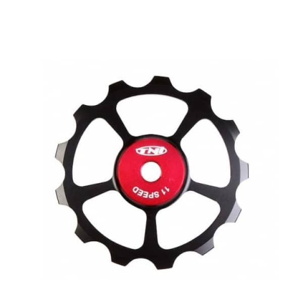 TNIティーエヌアイ Pulley 滑車 フルセラミックアルミプーリー 13T 1ヶ 赤いこと 自転車・サイクリング-スポーツ・アウトドア