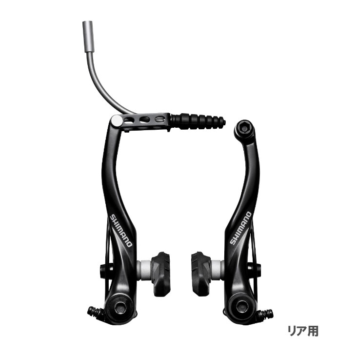 Shimano DEORE　Vブレーキ前後セット　BR-T610 ブラック Shimano Deore BR-T610 V-Brake (Black) (Rear) - Dan's Comp