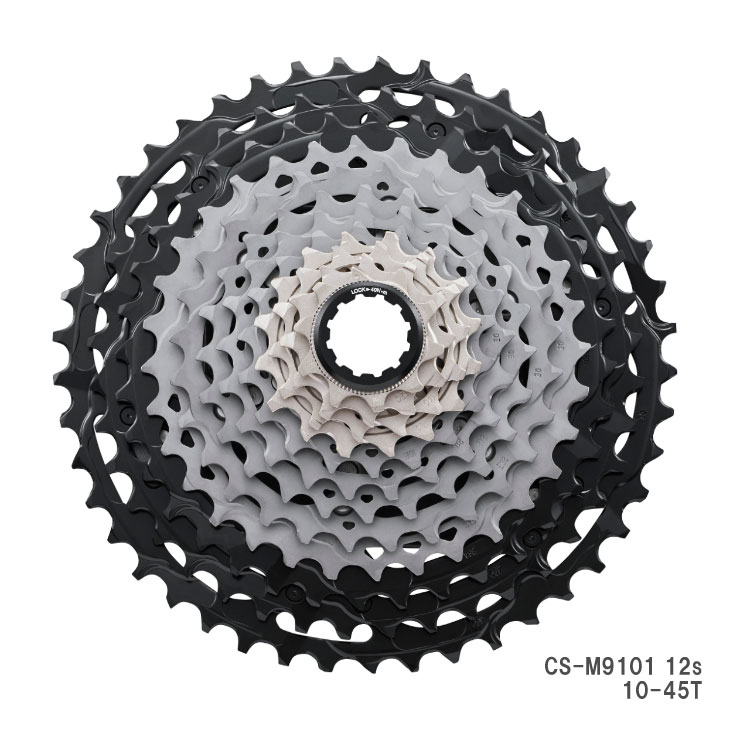 SHIMANO シマノ XTR CS-M9101 12s 10-45T MICRO SPLINE カセットスプロケット(ICSM9101045)(4550170893330)