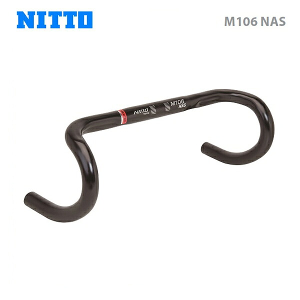 NITTO 日東 ロード アルミハンドルバー M106 NAS 26.0mm ブラック