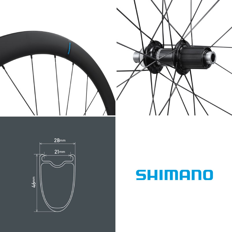 即納)SHIMANO シマノ WH-RS710-C46-TL ホイール(EWHRS710C46LRED