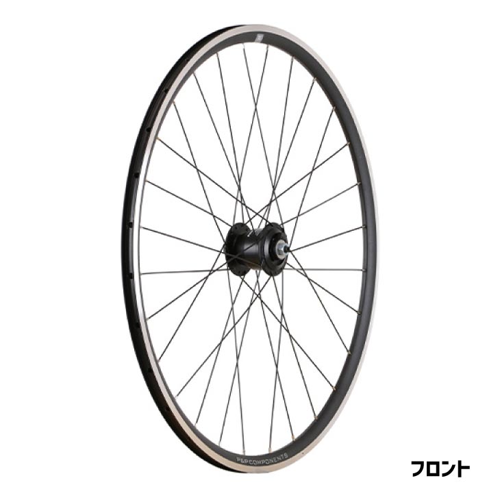 (即納)P&P COMPONENTS ピーアンドピーコンポーネンツ WH-A1800R-HD2 ダイナモライト付属 フロント単品(4977323095302)ホイール｜自転車館びーくる