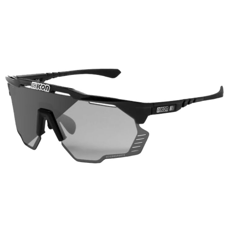 SCICON シーコン AEROSHADE KUNKEN エアロシェードクンケン ひな形：黒いことグロス/水晶体：フォトクロミックシルバー 黒眼鏡(8023848093340)
