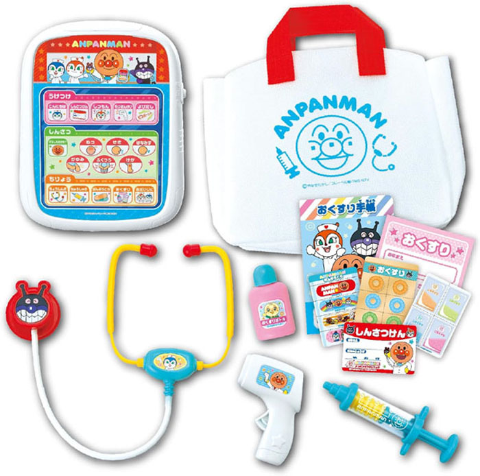 おしゃべりがいーっぱい♪電子カルテ アンパンマン DXおいしゃさんセット【ジョイパレット】おもちゃ　玩具