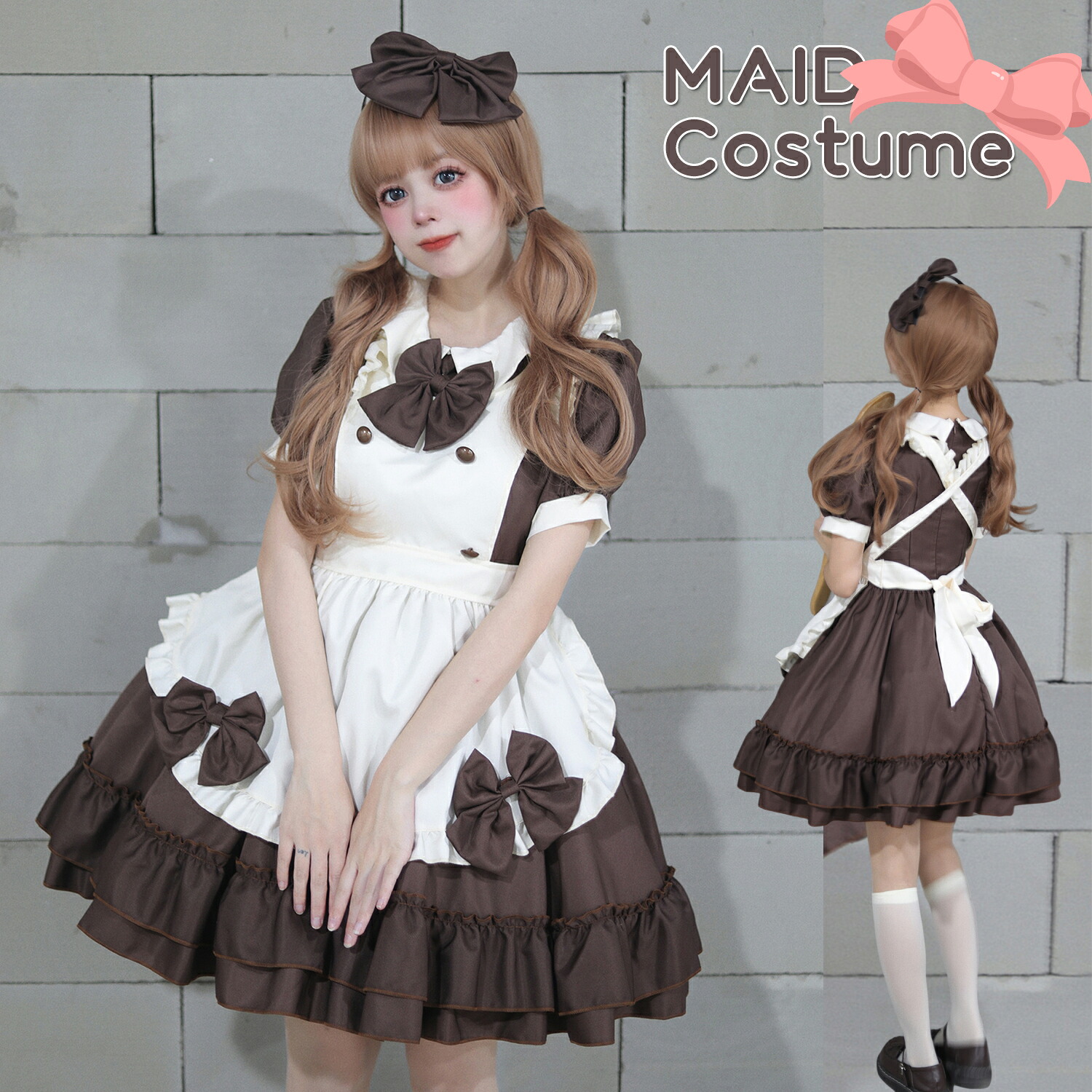 楽天市場】コスプレやコンカフェなどの制服にも！ メイド ロリータ