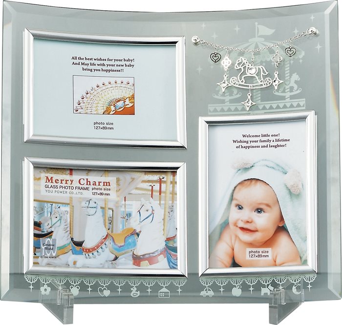 メリーチャーム ガラスフォトフレームフォトフレーム