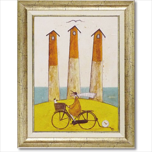 楽天市場】サムトフト 絵画 絵 48.5×39.5cm 【海辺の