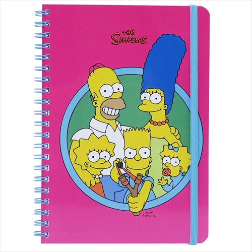 楽天市場 ゴムバンド付きb6ダブルリングノート ファミリーサークル シンプソンズ リングノート スモールプラネット 新学期 雑貨 文具 アニメ メール便可 雑貨 アートの通販店ベルコモン