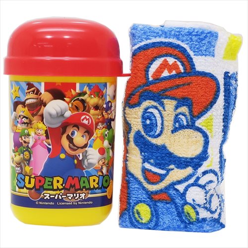 楽天市場 おしぼりセット ランチ 雑貨 スーパーマリオ Mario17 Nintendo スケーター 遠足用品 かわいい 雑貨 アートの通販店ベルコモン