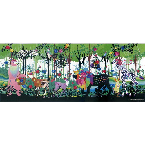 送料無料 Kayo Horaguchi インテリア パネル ホラグチ カヨ Promenade ZKH-52552 100x45x4cm フレームレス キャンバスアートインテリア 取寄品｜雑貨＆アートの通販店ベルコモン