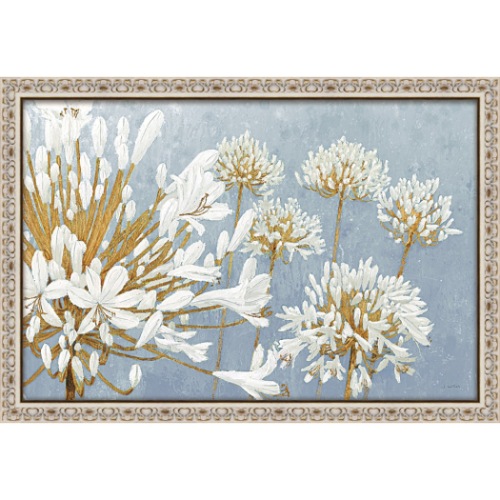 ゴールデン スプリング ブルー フラワーアート ジェームス ウィーンズ JW-12001 45x65cm ギフト 絵画 花 額付きポスターインテリア 取寄品｜雑貨＆アートの通販店ベルコモン